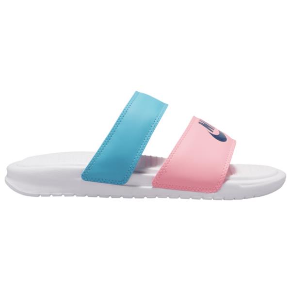 Nike Papucs Női Benassi Duo Ultra Fehér/Kék/Narancssárga/Türkiz,PXB97405
